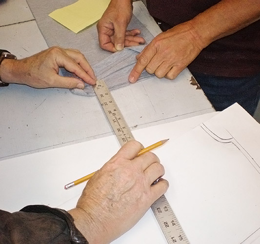 Creating a precise pattern is very important in cut and sew manufacturing. Creating a precise pattern is very important in cut and sew manufacturing.